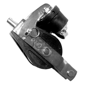 PEM 517K2 BLOK POJEDYNCZY NIERDZEWNY A2 Z ZACZEPEM KNAGĄ GÓRNĄ I KIPĄ BLOCZEK