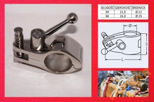 OBEJMA Z KORBĄ A4 KLAMROWA ZAWIASOWA 22 MM BIMINI