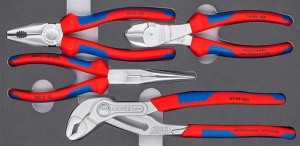 KNIPEX 002001V17 ZESTAW SZCZYPIEC BASIC CHROM