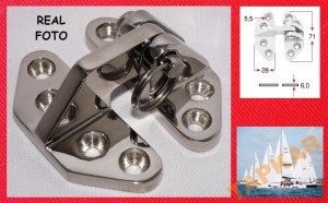 ZAWIAS KLAPOWY KWASOODPORNY 8238 NIERDZEWNY POLER