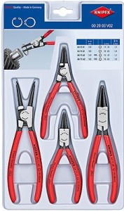 KNIPEX 002003V02 ZESTAW SZCZYPIEC SEGERA DO PIERŚCIENI OSADCZYCH