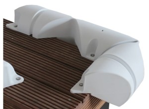 HDFW OCHRANIACZ POMOSTOWY 100X18 ELASTYCZNY BIAŁY ODBIJACZ