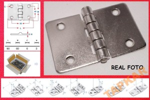 ZAWIAS 8151 90X60X3 NIERDZEWNY A2/A4 KWASOODPORNY
